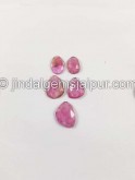 Rubellite Rose Cut Slices